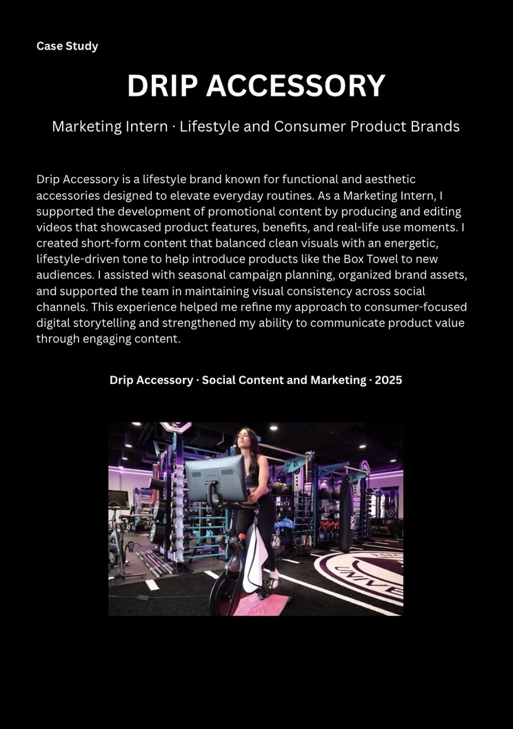 Drip Accessory, case study
