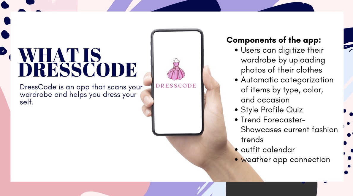 App Concept, DressCode Wardrobe Platform